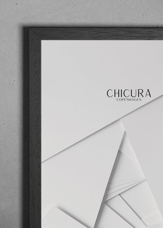 Marco de Madera Premium: Negro A2 (mapa no incluido)